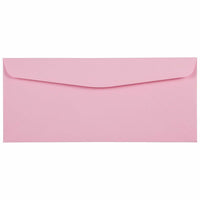 JAM Paper #10 Business Coloured Envelopes - 4.125" x 9.5" - Pink - 1000 Pack-Colour: Pink