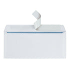 Simply #10 Security Envelopes with QuickStrip Closure - 4-1/8" x 9-1/2" - White - 500 Pack-Security tint prevents others from reading sensitive material