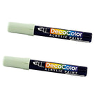 Marvy Uchida Chisel-Tip Acrylic Paint Marker - Celadon - 2 Pack-Colour: Celadon Green