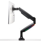 Kensington SmartFit One-Touch Height Adjustable Single Monitor Arm - Black (59600)-Monitor arm is made of steel, aluminum and plastic