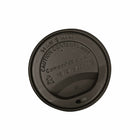 Globe Commercial Products 8 oz Dome Lid PP - Black - 1000 Pack-1000 Pack