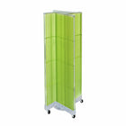 Azar Displays Pegboard Floor Display Pinwheel Spinner, 60" x 16", Green (700421-GRE)-Made from pegboard