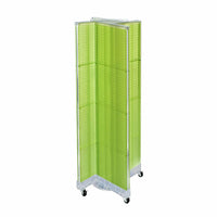 Azar Displays Pegboard Floor Display Pinwheel Spinner, 60" x 16", Green (700421-GRE)-Made from pegboard