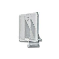 Azar Displays Spring Pusher 1.75"W x 1.50"H, 50 Pack (600032)-Display fixtures