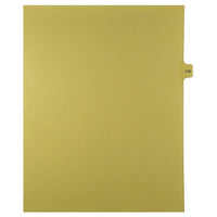 Mark Maker Legal Exhibit Index Tab Buff Single Tabs, 1/15th Cut, Letter Size, No Holes, Number 110, 25 Pack-Buff Single Tabs, 1/15th Cut