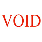 Trodat Printy ''VOID'' Climate Neutral Self-Inking Stamp 4911-Replacement ink pads are available for easy colour changes