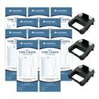 Acroprint ES700/ES900 3 Ribbons & 500 Cards- Accessory Pack (01-0296-001)-Double-sided weekly time card: it is not only a document that the payroll clerk can use for preparing payroll, it also creates an internal control
