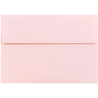 JAM Paper A7 Invitation Envelopes, 5.25 x 7.25, Baby Pink, 100 Pack (155627g)-Light baby pink