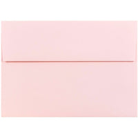 JAM Paper A7 Invitation Envelopes, 5.25 x 7.25, Baby Pink, 100 Pack (155627g)-Light baby pink