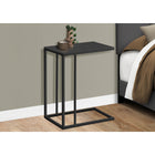 Monarch Specialties 3087 Accent Table - Black Metal/Black Tempered Glass-Ample surface area for your snacks, drinks or meals