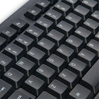 Verbatim Slimline Corded USB Keyboard and Mouse, Black-Compact, ergonomically designed mouse with precise optical tracking