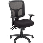 Tempur-Pedic Mesh Mid-Back Task Chair - Black-Independently adjustable seat and back for a custom configuration