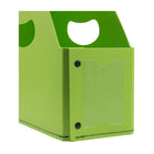Jam Paper Plastic Magazine File Holder - 4" x 10 1/2" x 12" - Lime Green-Strips measure 3.25'' W x 37'' L for a total of 37'.