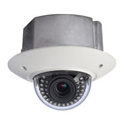 SeqCam 3 Megapixel Full HD Vandal-proof IR Network In-ceiling Dome Camera, 5.5" x 6.6" x 6.6", White-1/3" 3Megapixel progressive scan Aptina CMOS