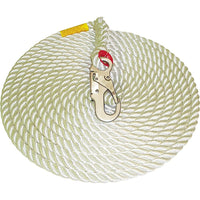 Protecta Rope Lifelines, 100'-16 mm (5/8") diameter, polyester sheath with polypropylene core