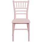 Flash Furniture Kids Pink Resin Chiavari Chair - 10 Pack-Set of 10 Kids Chiavari Chairs