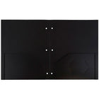 JAM Paper Plastic Heavy Duty 3 Hole Punched 2 Pocket School Folders, Black, 108 Pack (383HHPBUA)-Dimension: 11-1/2"h x 9-1/2"w x 1/5"d