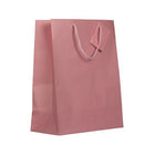 Jam Paper Gift Bags with Rope Handles - Large - 10" x 13" x 5" - Pink Matte - 100 Pack-Color: Baby Pink Matte