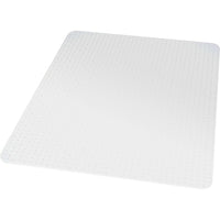 Staples Medium Pile Carpet/Berber Chair Mat - 46" x 60"-Protects medium pile carpet up to 3/4" thick (including padding depth) from chair caster wear and tear