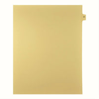 Mark Maker Legal Tabs - Letter Size - Buff - 1/15th cut - 25 tabs per package - 5 packages Pack - Number 77-Buff SingleTabs