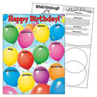 TREND enterprises, Inc. Happy Birthday Learning Chart, 17" x 22"-Size: 17" x 22"