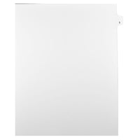 Mark Maker Legal Exhibit Index Tab White Single Tabs, 1/25th Cut, Letter Size, No Holes, Number 3, 25 Pack-White Single Tabs, 1/25th Cut