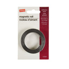 Staples Magnetic Tape Roll - 1/2" x 30" - Black-Peel and stick