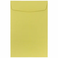 JAM Paper 6" x 9" Open End Catalog Envelopes - Chartreuse Green - 50 Pack -Colour: Chartreuse