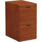 Office Star Napa Collection File/File Pedestal, Assembled, Cherry-Scratch-resistant, textured thermally fused laminate surfaces