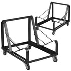 Flash Furniture HERCULES Series Steel Sled Base Stack Chairs Dolly - Black - 2 Pack-Set of 2 Stack Chair Dollies