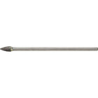 Solid Carbide Burrs, Tree Shape, Pointed End, 3 Pack-TREE SHAPE - POINTED END - No.