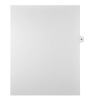 Mark Maker Legal Tabs - Letter Size - White - 1/15th cut - 25 tabs per package - 5 packages Pack - Number 81-White Single Tabs