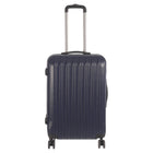 Nicci Grove 24"Hardside Luggage - Dark Blue-ABS outer shell