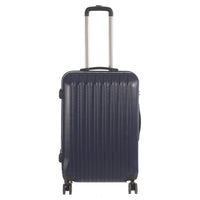 Nicci Grove 24"Hardside Luggage - Dark Blue-ABS outer shell