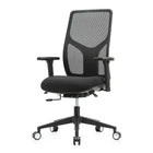 Raynor High Back Executive Mesh Chair - Black-Adjustable seat height