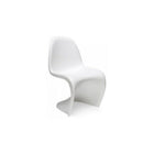 Plata Import Kids Penton Chair, White (PC-011C-WHITE)-Plastic