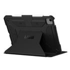 UAG Metropolis Rugged Folio Case iPad Air 4 Gen/iPad Pro 11 2020/Pro 11 - Black-Featherlight construction and adjustable stand with auto wake/sleep folio cover