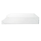 Three By Three Seattle Acrylic Stackable Letter Tray - Clear-2.36 x 13.78 x 10.04