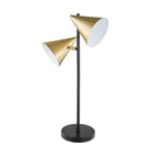 Union & Scale MidMod LED Table Lamp - Brass-Meets or exceeds ETL Standards