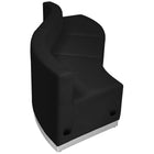 Flash Furniture HERCULES Alon LeatherSoft Reception Configuration, 3 Pieces, Black-Add on pieces as your business grows