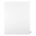 Mark Maker Legal Exhibit Index Tab White Single Tabs, 1/15th Cut, Letter Size, No Holes, Number 15, 25 Pack-White Single Tabs, 1/15th Cut