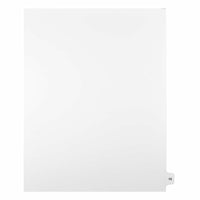 Mark Maker Legal Exhibit Index Tab White Single Tabs, 1/15th Cut, Letter Size, No Holes, Number 15, 25 Pack-White Single Tabs, 1/15th Cut