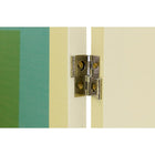 kieragrace Austin Vance Room Divider - 47” x 71”, Three Panel, White with Multicolored Abstract Pattern-Perfect measurement: the privacy room divider measures 47"L x 1"W x 71"H in dimensions, makes this portable screen easy to move and very useful to section off