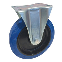Blickle Non Marking Rubber Caster, Wheel Diameter: 8" (203 Mm), Wheel Material: Rubber, Caster Type: Rigid (B-POEV 200R-SB)-Wheel Diameter: 8" (203 mm)