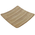 Cathay Importers Bentwood Square Tray, 10"W x 10" x 1.2"H, Light Brown, 3/Pack-Light brown finish; rectangular shape