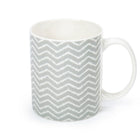 CTG Brands Can Mug Set with Zig Zag Pattern, 10 oz, Green, Yellow, Grey, 6 Pack-Design: simple, yet sophisticated zig zag design will be a great addition to any kitchen decor and will complement the rest of your serveware