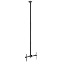 StarTech High Ceiling TV Mount, 8.2' to 9.8' Long Pole, Full Motion (FPCEILPTBLP)-Save space by suspending your 32” to 70” flat-screen TV from the ceiling
