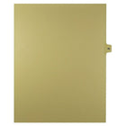 Mark Maker Legal Exhibit Index Tab Buff Single Tabs, 1/15th Cut, Letter Size, No Holes, Number 96, 25 Pack-Buff Single Tabs, 1/15th Cut