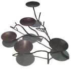 Elegance 5-Lite Pillar Candle Holder (71055)-Candle holder