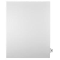 Mark Maker Legal Tabs - Letter Size - White - 1/15th cut - 25 tabs per package - 5 packages Pack - Number 74-White Single Tabs